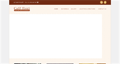 Desktop Screenshot of cafefiorinj.com